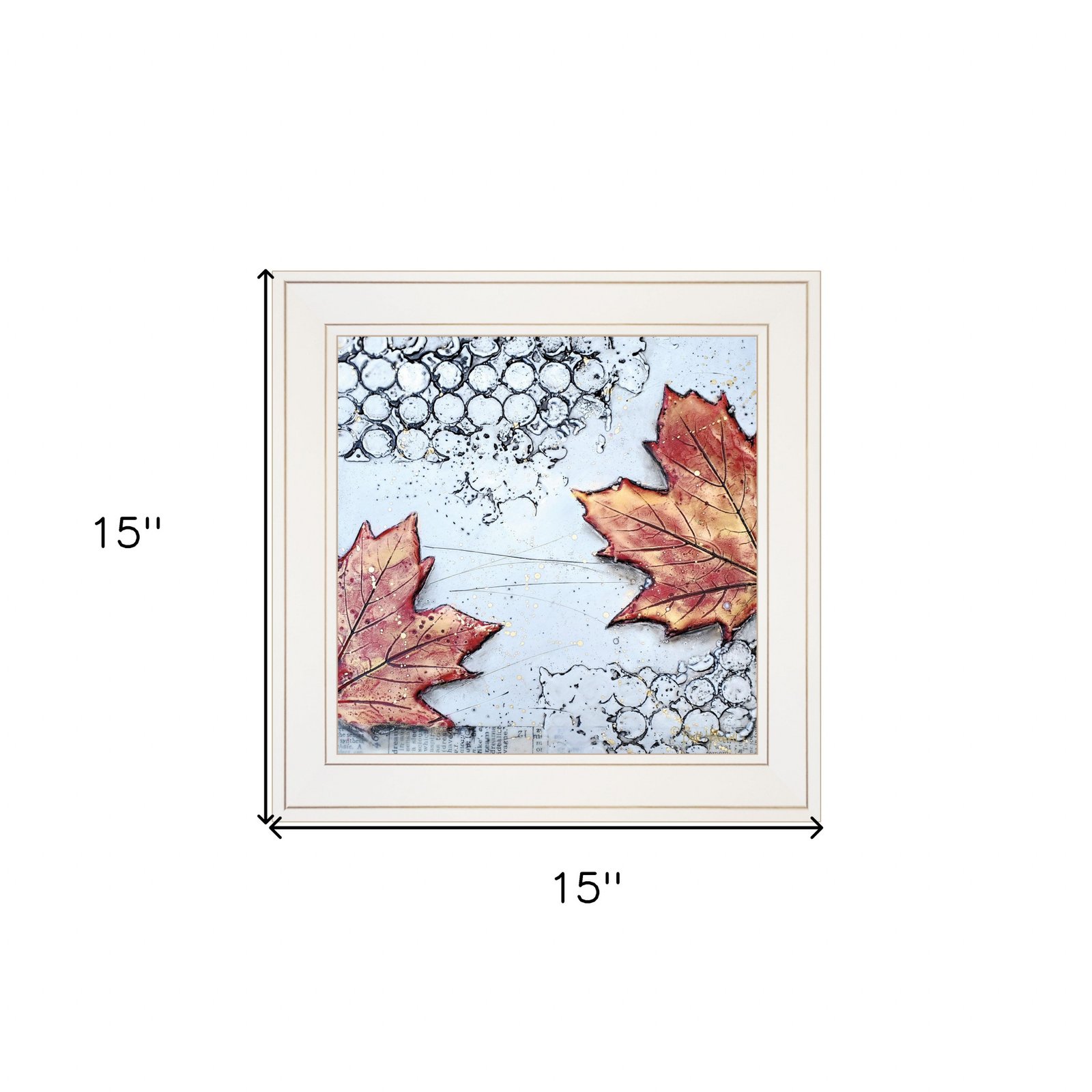 Fall White Framed Wall Art - Image 5