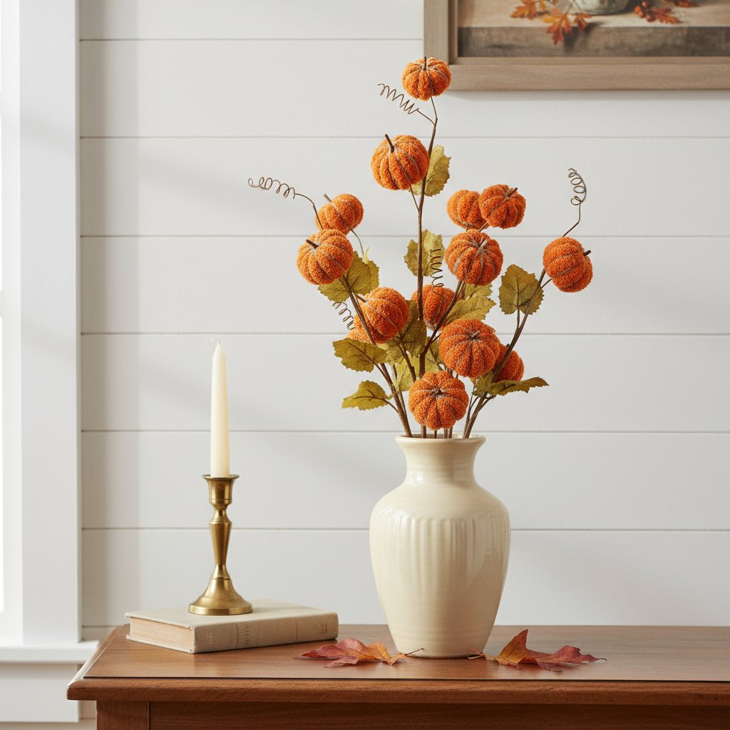 Pumpkin Accent Wreath Sprays