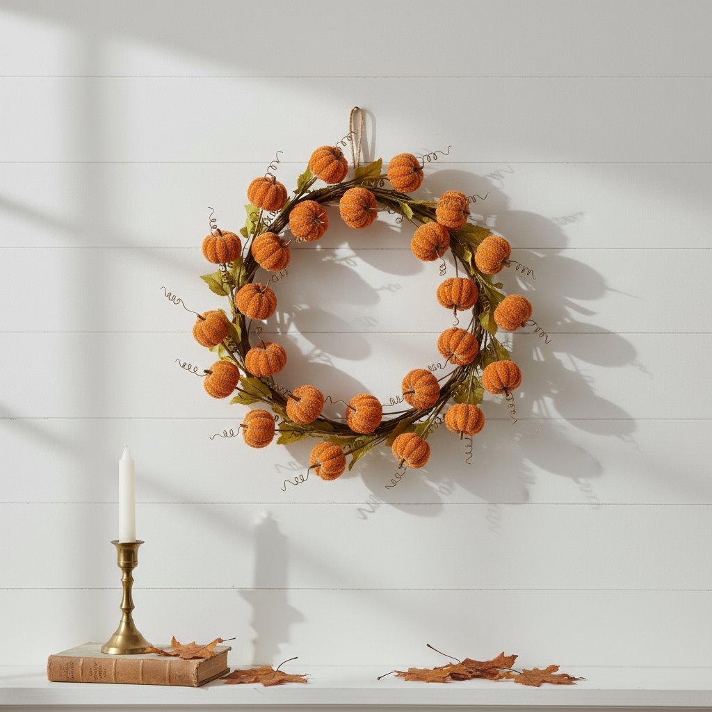 Pumpkin Accent Wreath Sprays - Image 2