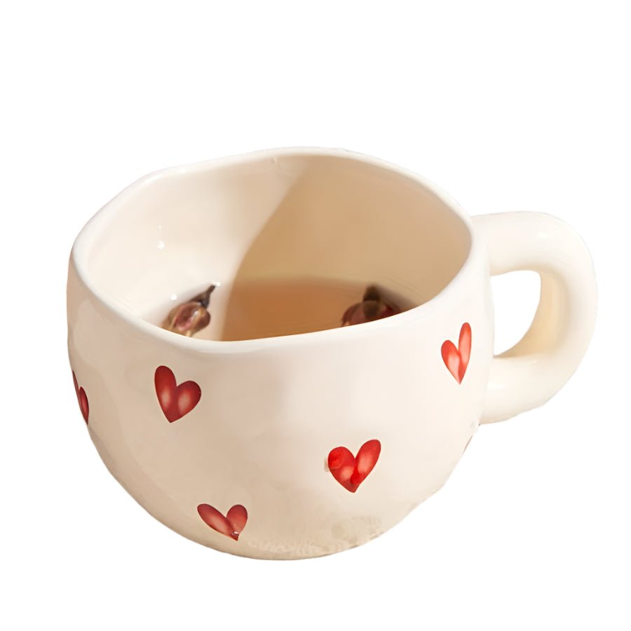 Heart Charm Ceramic Mug
