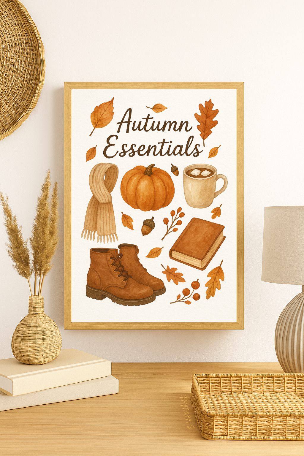 Autumn Essentials Wall Art