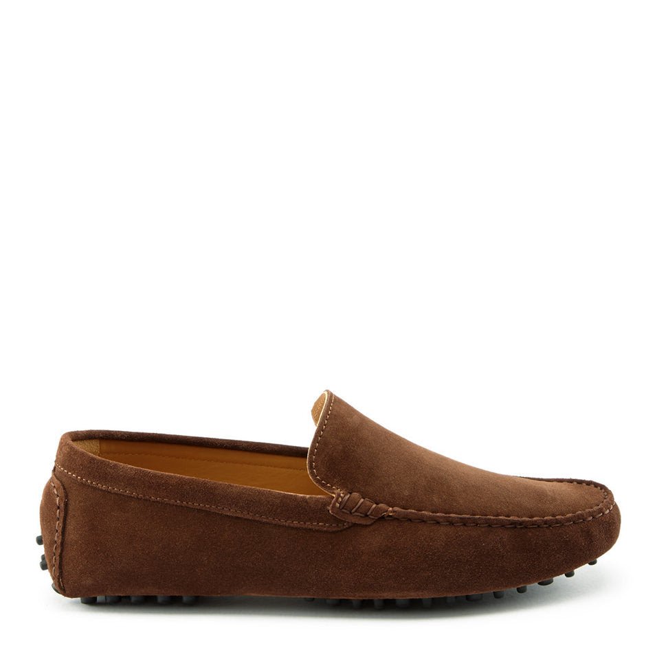 Heritage Suede Loafer – Chestnut Brown