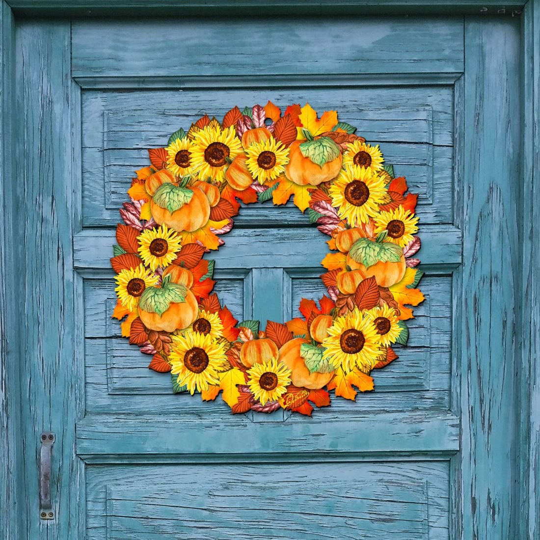 Fall Holiday Door Wreath - Image 4