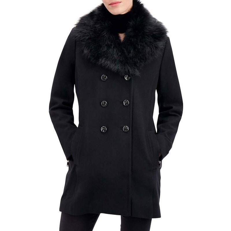 Kensington Black Peacoa