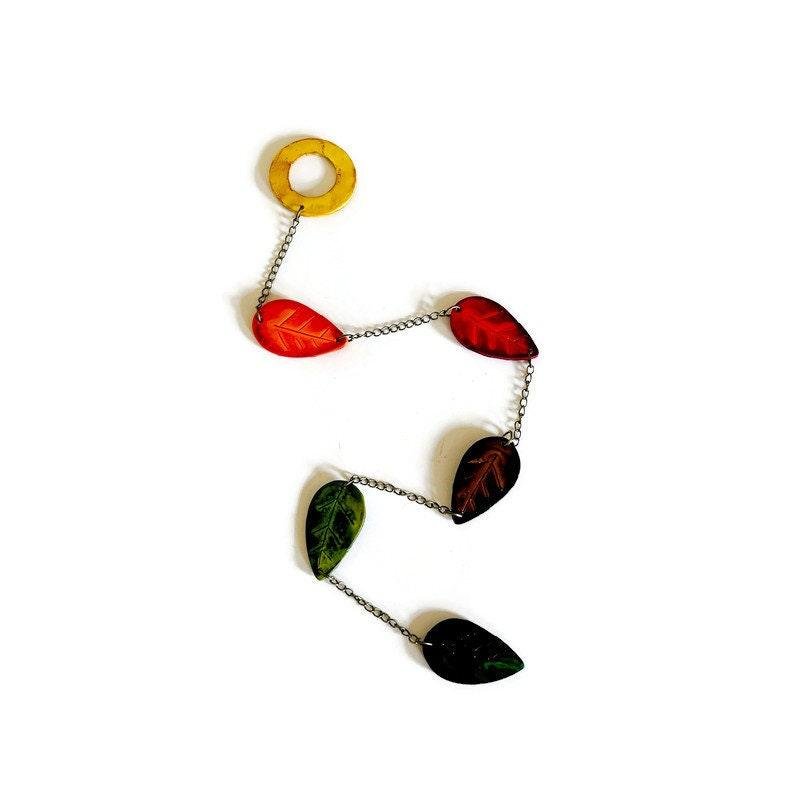 Handmade Fall Leaf Wall Hanging - Image 3