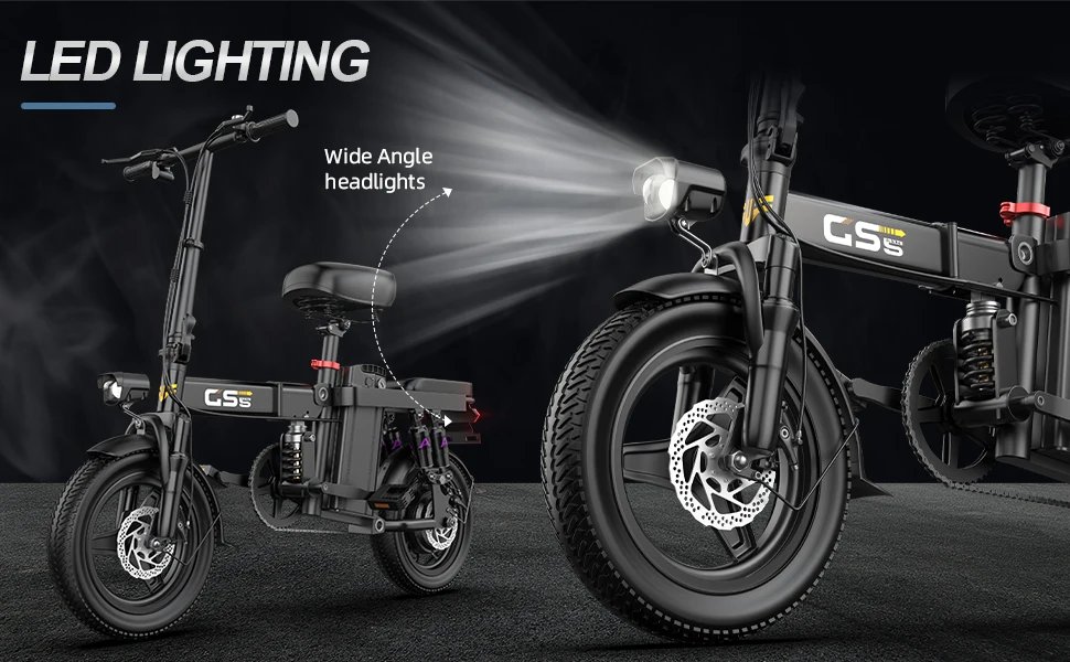 Electric Bike for Adults Teen-Folding Motor Bicycle 750W Peak Motor,22MPH 35 Miles,Commuter Ebike 48V 15AH Removable Battery