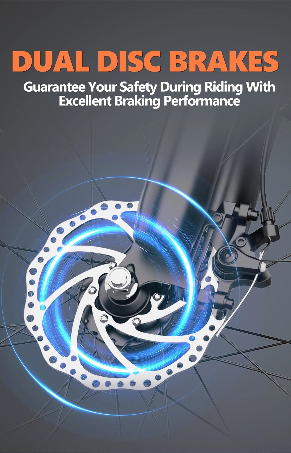 Electric Bike for Adults，20'' 1500W Peak Ebike, Up to 50 Miles 32MPH Electric Mountain Bike with 48V 20AH Removable Battery