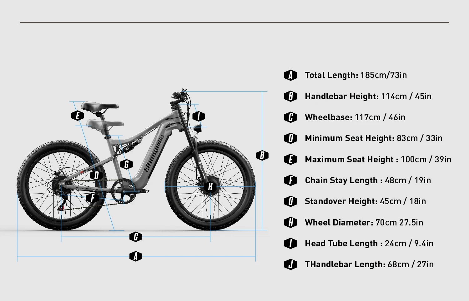 Shengmilo S600 26 inches adult electric mountain bike, 2000W dual motor ebike 7-speed electric bicycle，Fat Tire ebike17.5ah
