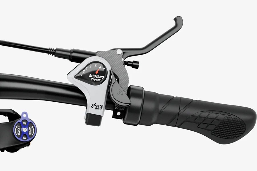 Luckeep X1 LIte Fold Electric Bike 1400W Peak Motor 48V15AH Removable Battery E Bike 20 Inch Fat Tire Commuter Electric Bicycle