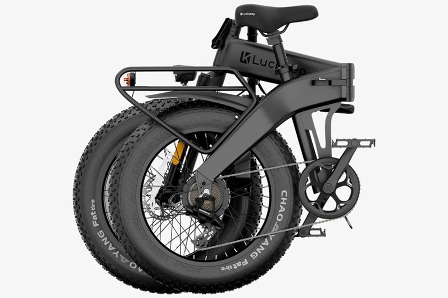 Luckeep X1 LIte Fold Electric Bike 1400W Peak Motor 48V15AH Removable Battery E Bike 20 Inch Fat Tire Commuter Electric Bicycle