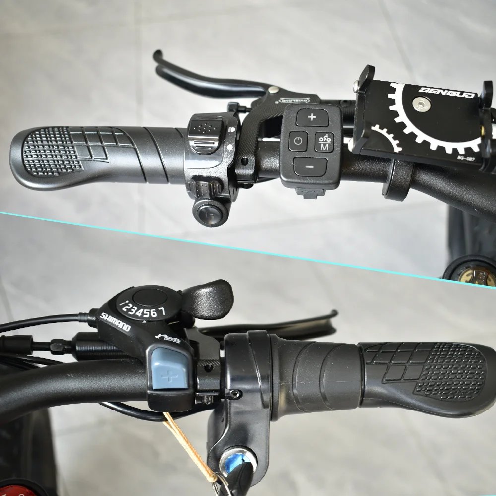 Deepower S8 Electric Bicycle 2000W+1500W Dual Motor Electric Bike 48V 60AH Removable Battery 20 Inch Fat Tire Adult Ebike