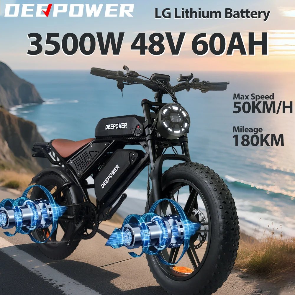 Deepower S8 Dual Motor Fat E-Bike