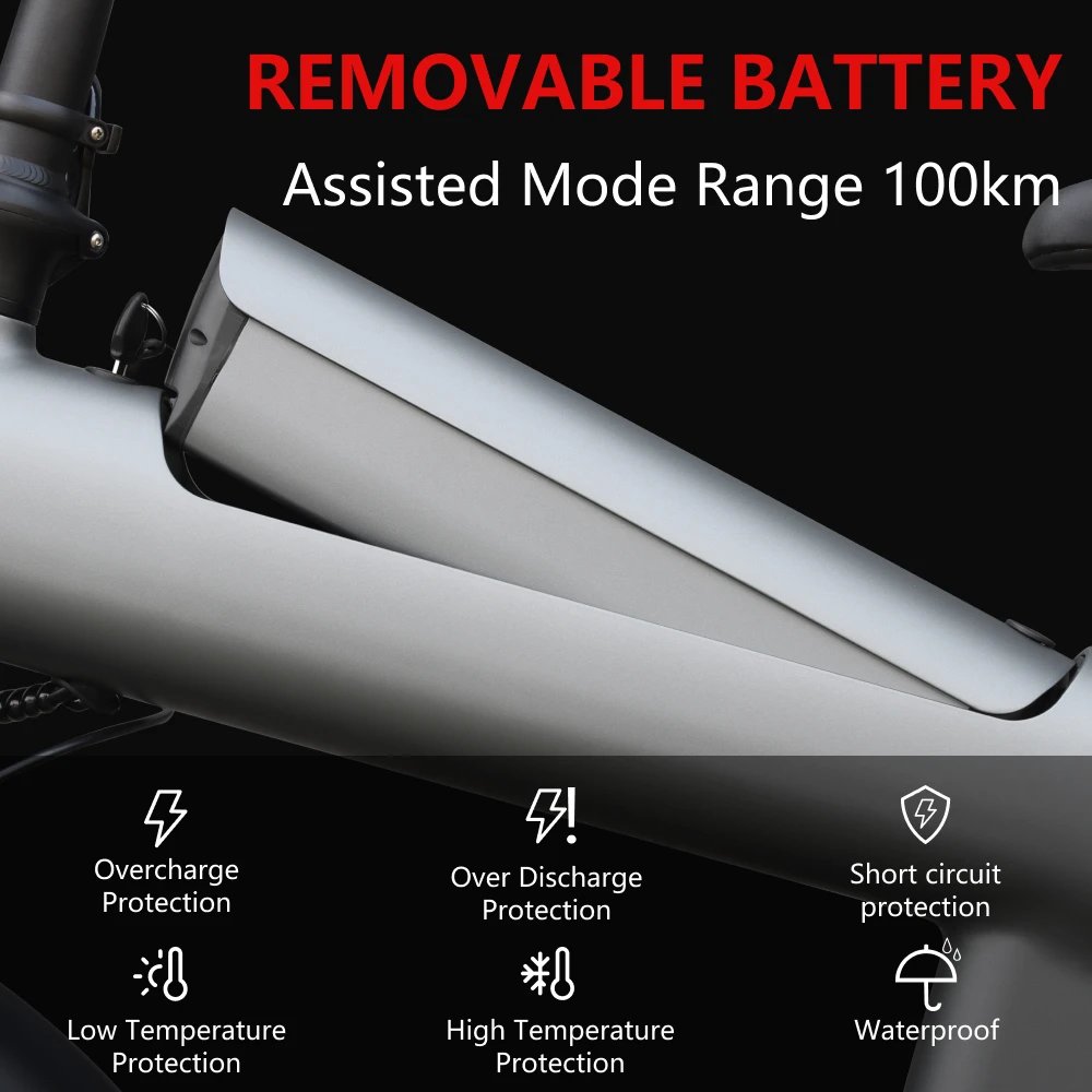 HX Q3 2000W Adult Electric Bicycle 48V 20AH E Bike Removable Battery Foldable Ebike 20 inch fat tire Electric Bike