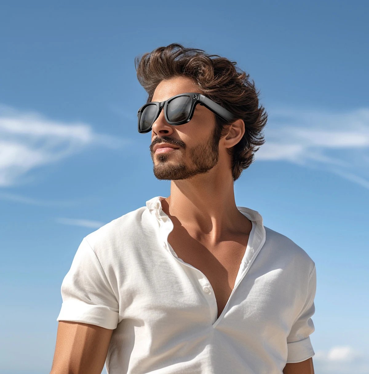 800W With Camera Smart Glasses Woman Video Recording AI Photo Recognition Eyewear Earphone Call Translation Voice Sunglasses Men 800W With Camera Smart Glasses Woman Video Recording AI Photo Recognition Eyewear Earphone Call Translation Voice Sunglasses Men