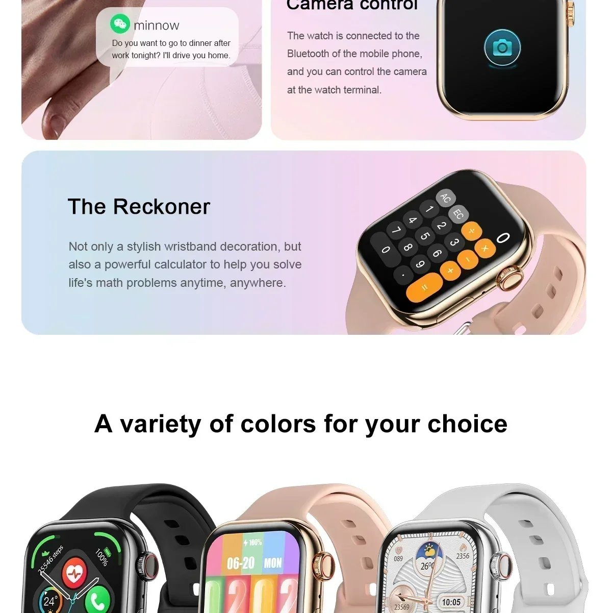 2025 New Original For Apple Watch 10 Smart Watch Men Body Temperature Bluetooth Call NFC GPS Sports Women SmartWatch for Apple 2025 New Original For Apple Watch 10 Smart Watch Men Body Temperature Bluetooth Call NFC GPS Sports Women SmartWatch for Apple