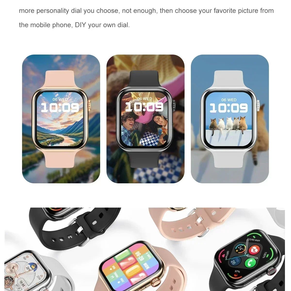 2025 New Original For Apple Watch 10 Smart Watch Men Body Temperature Bluetooth Call NFC GPS Sports Women SmartWatch for Apple 2025 New Original For Apple Watch 10 Smart Watch Men Body Temperature Bluetooth Call NFC GPS Sports Women SmartWatch for Apple