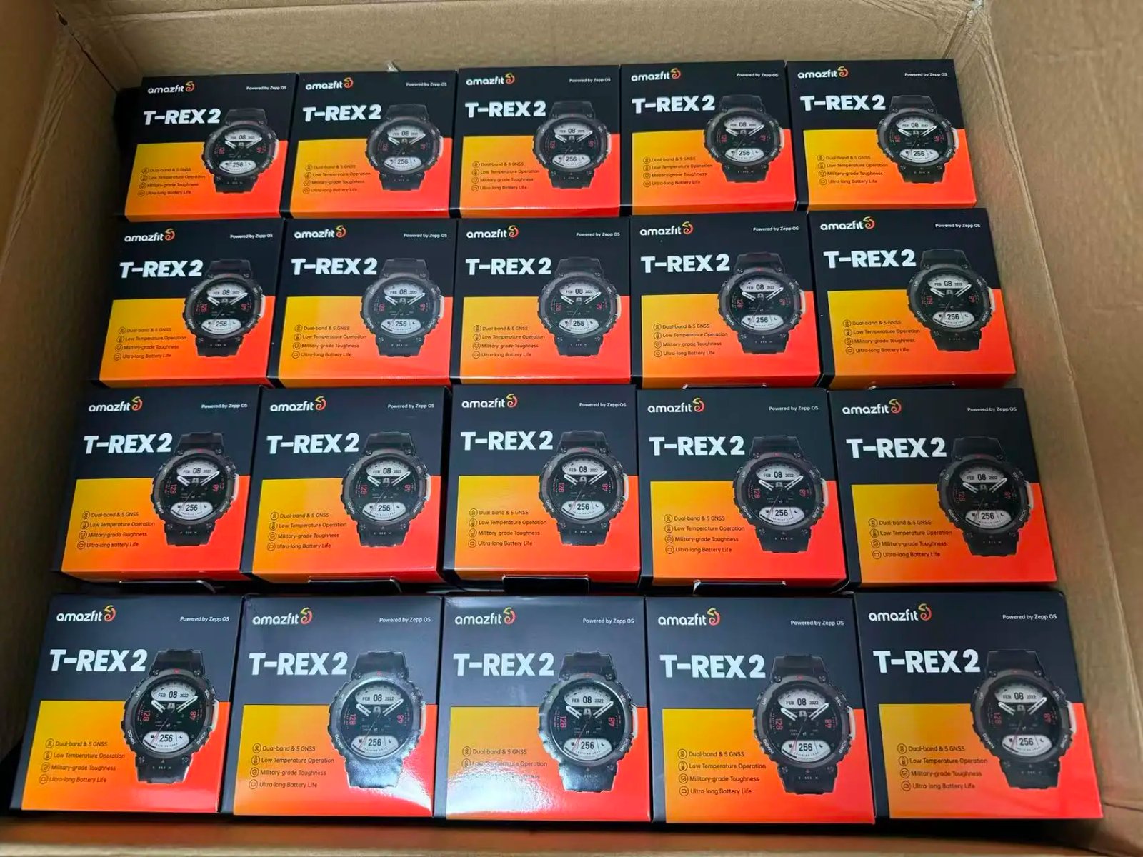 Amazfit T-Rex 2 GPS Smartwatch 1.4' Color Display Outdoor Watch for Android iOS 150+ Sports Modes Military Grade Fitness Tracker