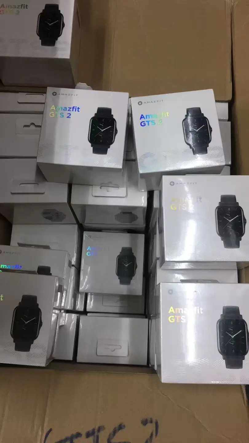 Original New Amazfit GTS 2 Smartwatch 5ATM Waterproof All-round Health Fitness Tracking Smart Watch For Android IOS 100New