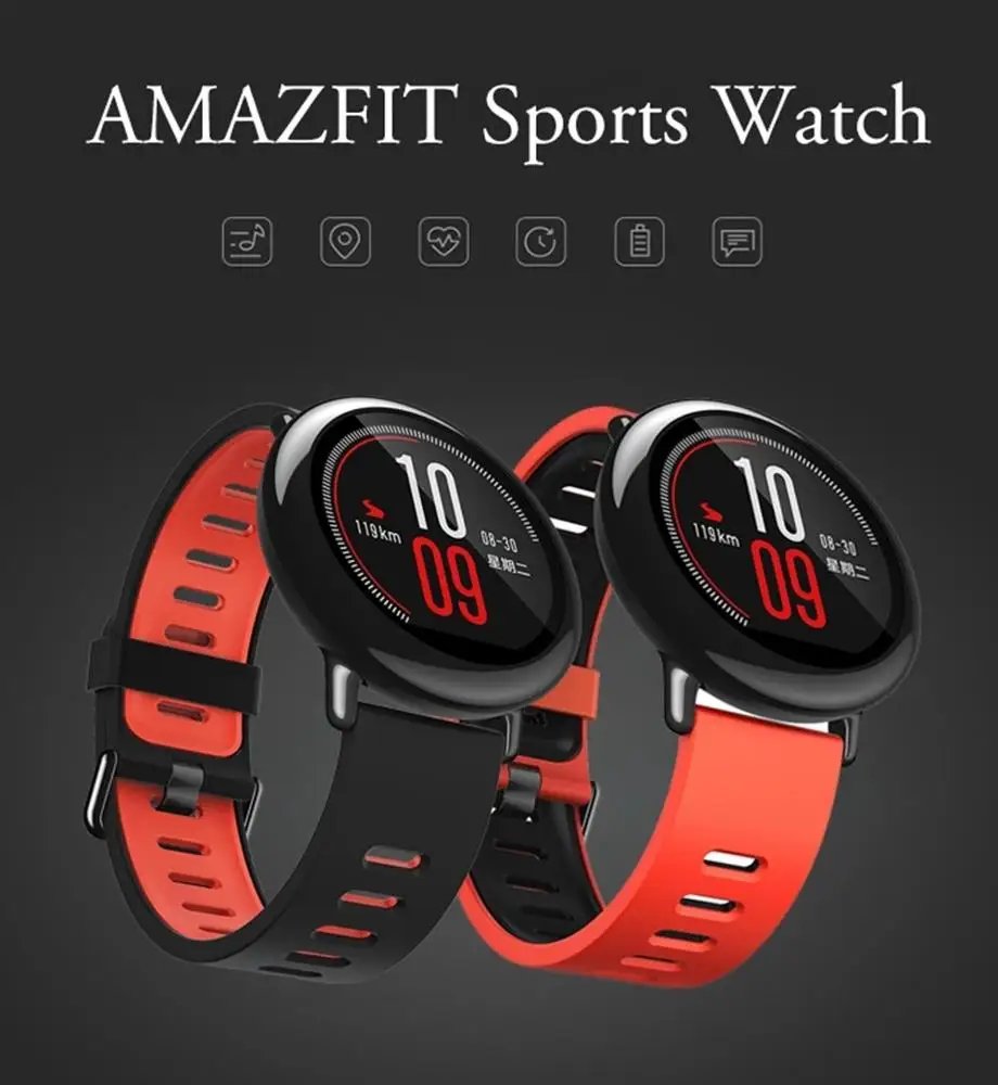 Original Amazfit Pace Men's Smart Watch Sportwatch Global Firmware with English Language Stock Bluetooth Watch GPS 95New Watches Original Amazfit Pace Men's Smart Watch Sportwatch Global Firmware with English Language Stock Bluetooth Watch GPS 95New Watches