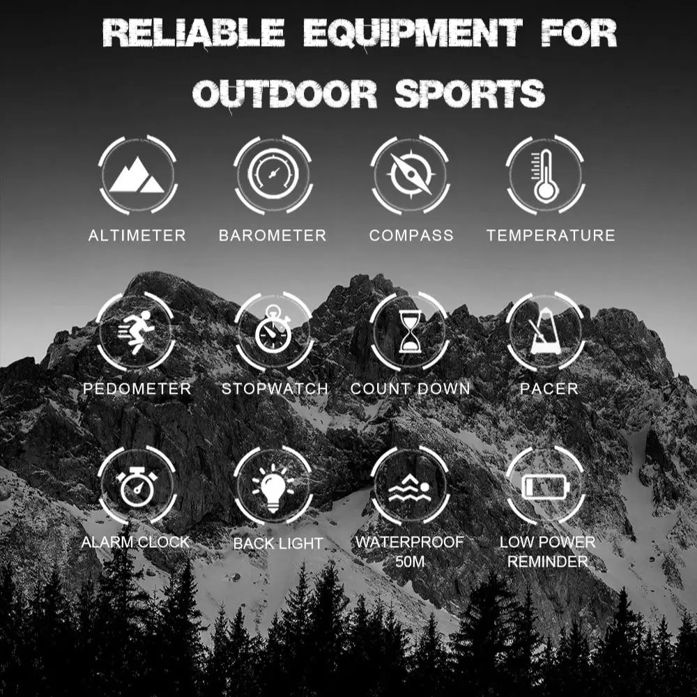 North Edge APACHE-46 Men’s Digital Watch - Image 3