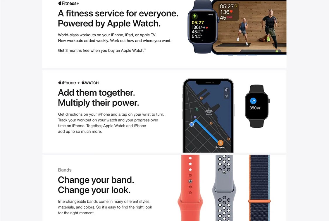 100% Original Apple Watch Series 6 44mm GPS Apple Watch S6 Aluminum Case with Sport Band iOS SmartWatch