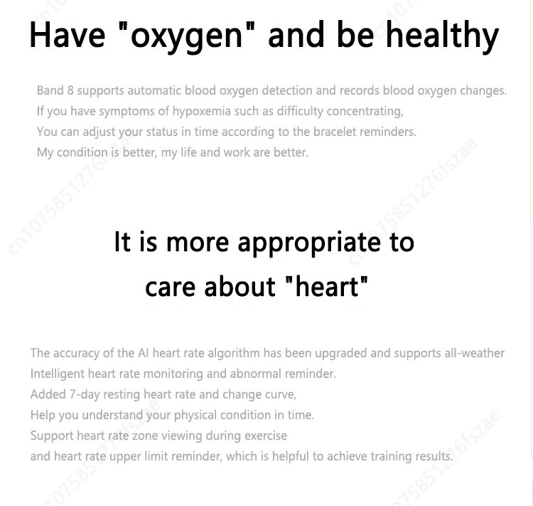 2023 New Original HUAWEI Band 8 Smart Band All-day Blood Oxygen 1.47'' AMOLED Screen Heart Rate Smartband 2 Weeks Battery Life