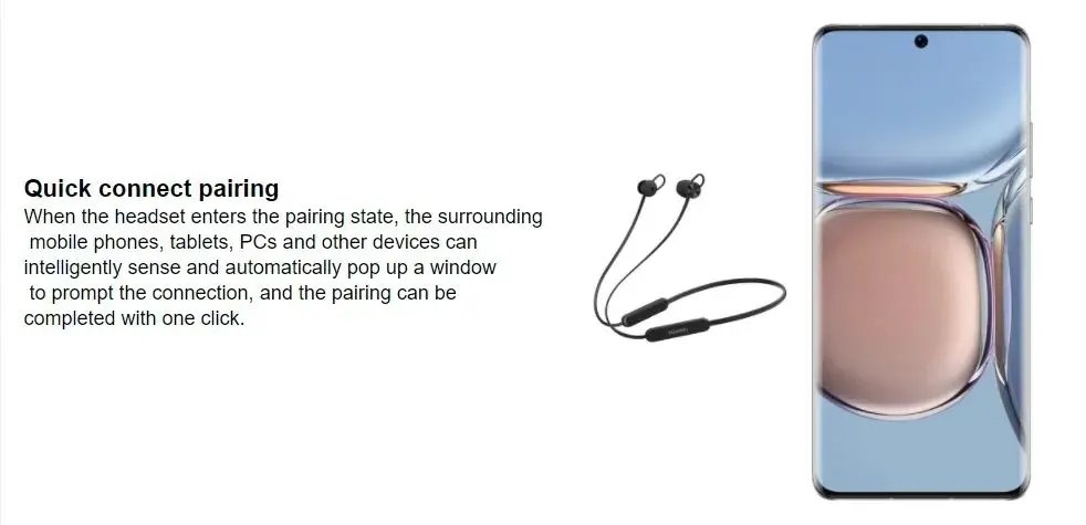 Huawei Freelace Lite Wireless Bluetooth Earphone Original Earbuds Sport Noise Reduction Headphone In-ear Earphone Headset