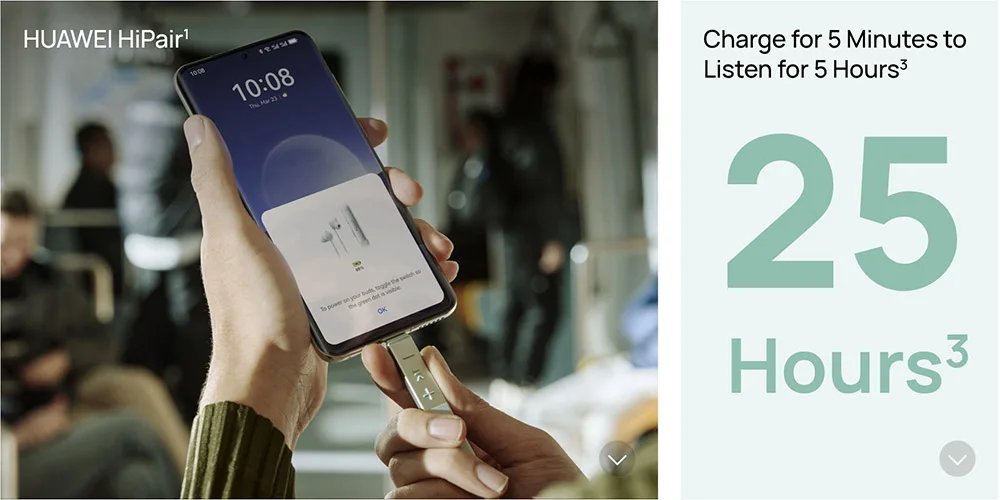 Original Huawei FreeLace Pro 2 Earphones Intelligent Active Noise Cancellation 2.0 Headphones Bluetooth Wireless Earbuds Headset