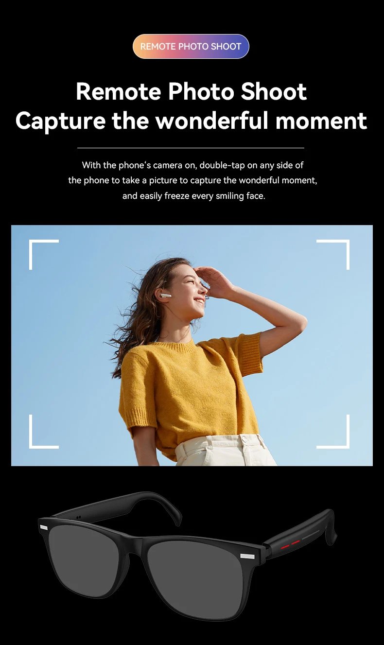 LAXASFIT New Smart Wireless Bluetooth Glasses TWS Listen to music and answer phone calls Men Women Fashion Sunglasses Eyeglasses LAXASFIT New Smart Wireless Bluetooth Glasses TWS Listen to music and answer phone calls Men Women Fashion Sunglasses Eyeglasses