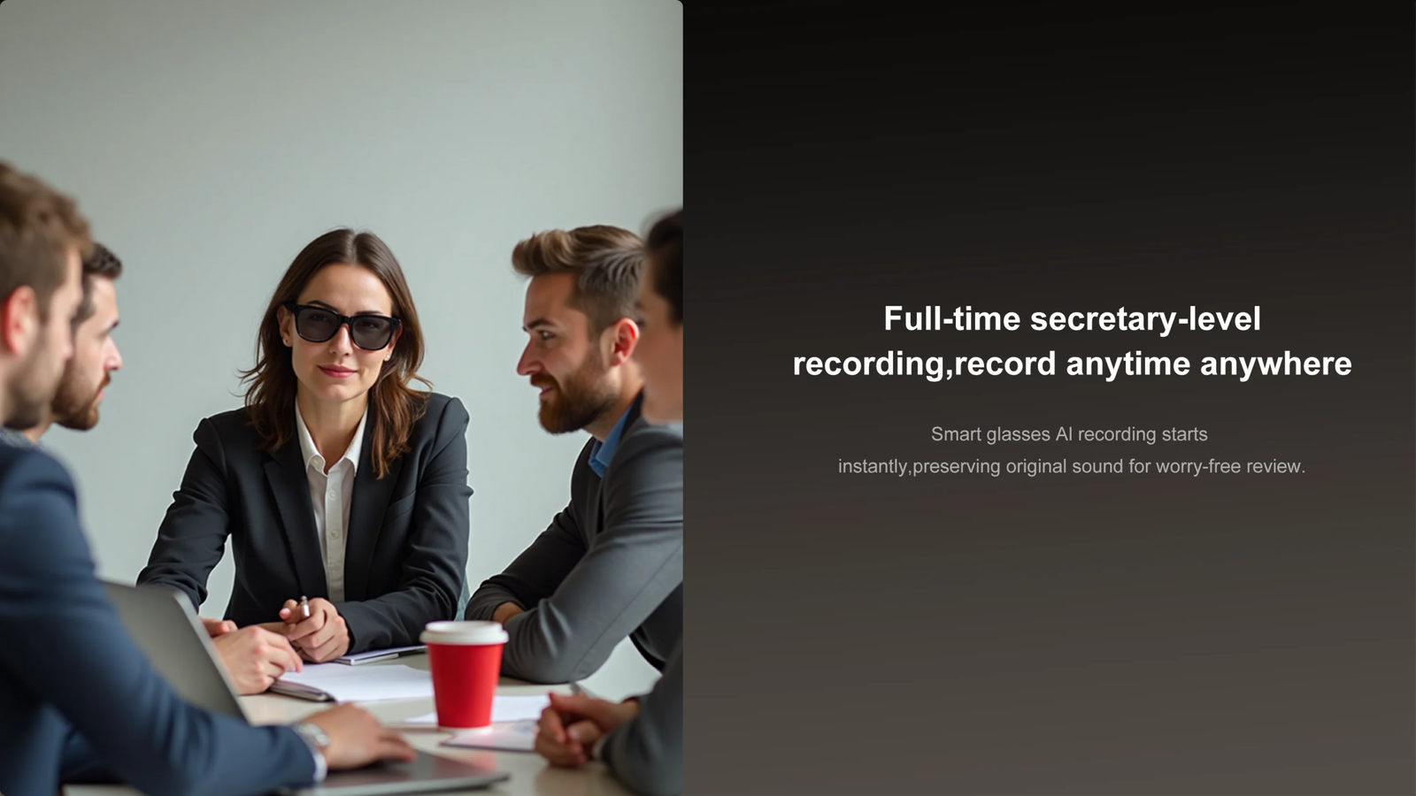 AI smart Bluetooth glasses ultra-high-definition camera pixels video recording stabilization Bluetooth calling AI smart Bluetooth glasses ultra-high-definition camera pixels video recording stabilization Bluetooth calling