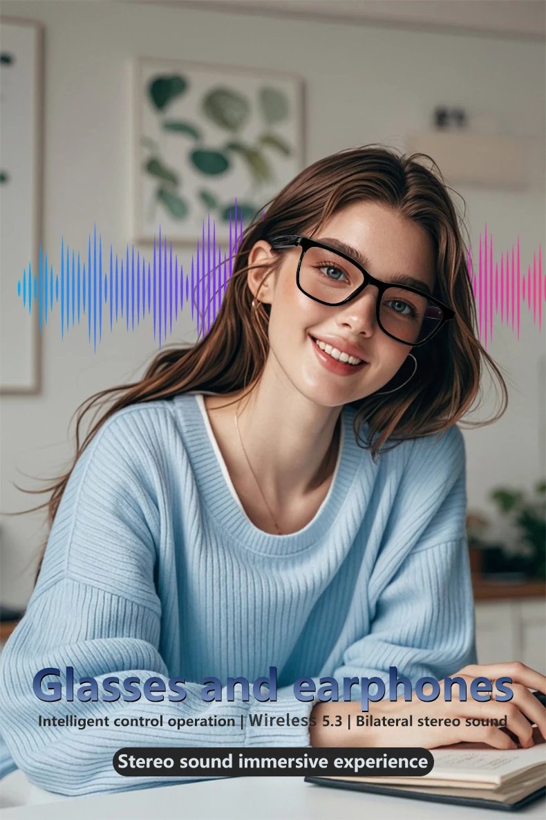 New smart glasses bluetooth listen to music answer the phone men and women fashion single product color coating sunglasses frame New smart glasses bluetooth listen to music answer the phone men and women fashion single product color coating sunglasses frame