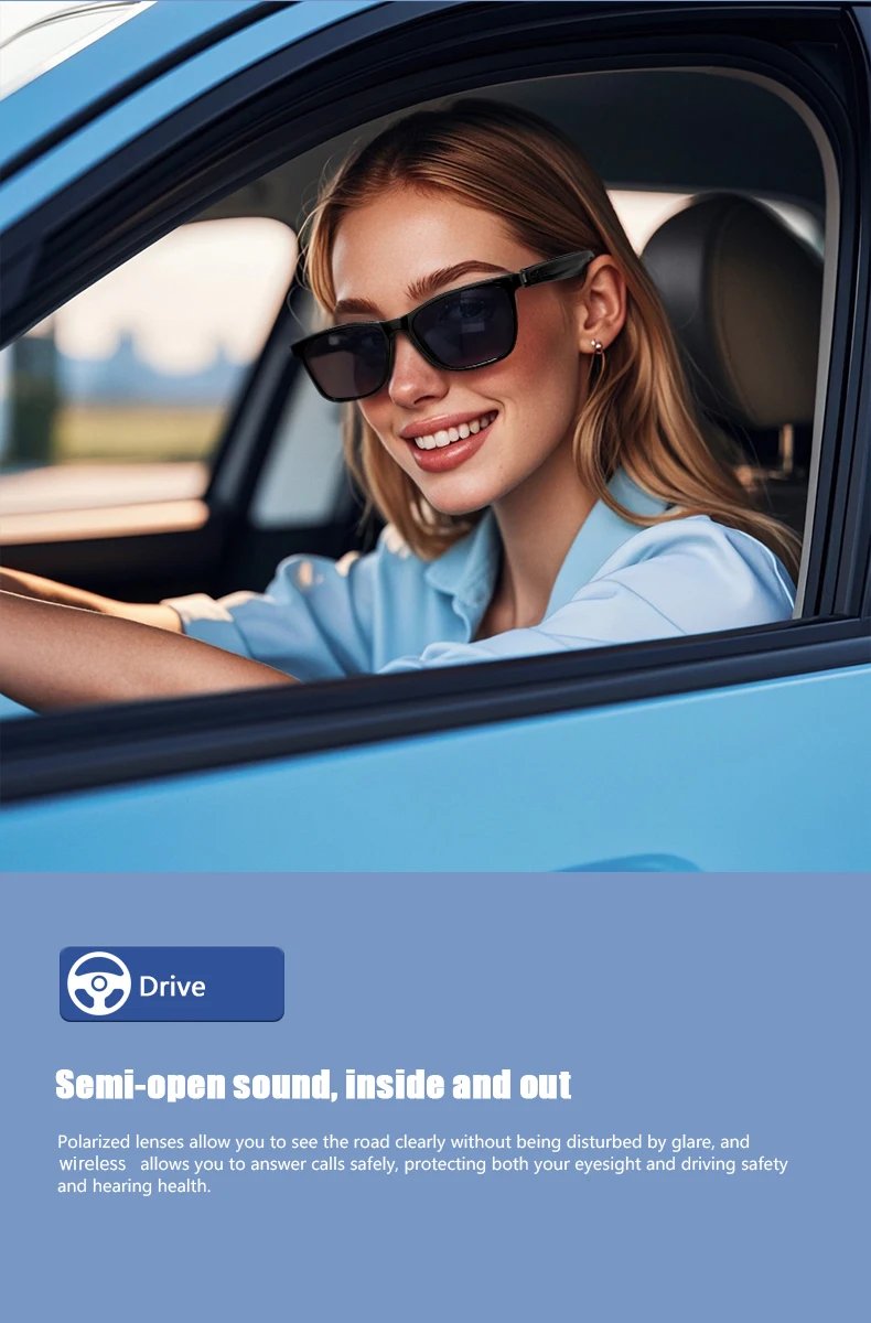 New smart glasses bluetooth listen to music answer the phone men and women fashion single product color coating sunglasses frame New smart glasses bluetooth listen to music answer the phone men and women fashion single product color coating sunglasses frame