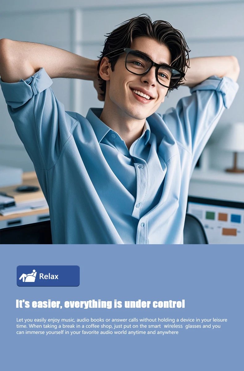 New smart glasses bluetooth listen to music answer the phone men and women fashion single product color coating sunglasses frame New smart glasses bluetooth listen to music answer the phone men and women fashion single product color coating sunglasses frame