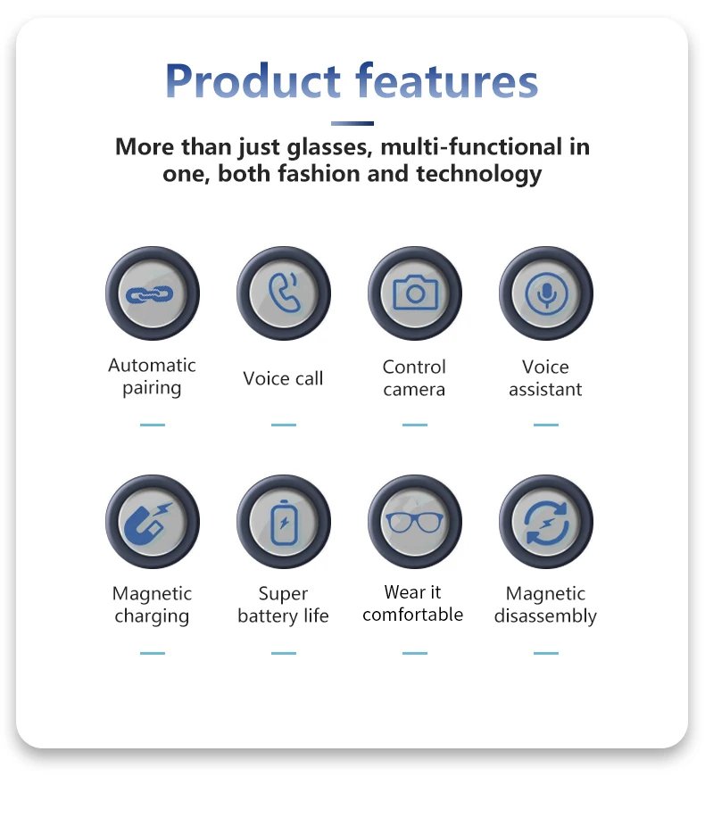 New smart glasses bluetooth listen to music answer the phone men and women fashion single product color coating sunglasses frame New smart glasses bluetooth listen to music answer the phone men and women fashion single product color coating sunglasses frame