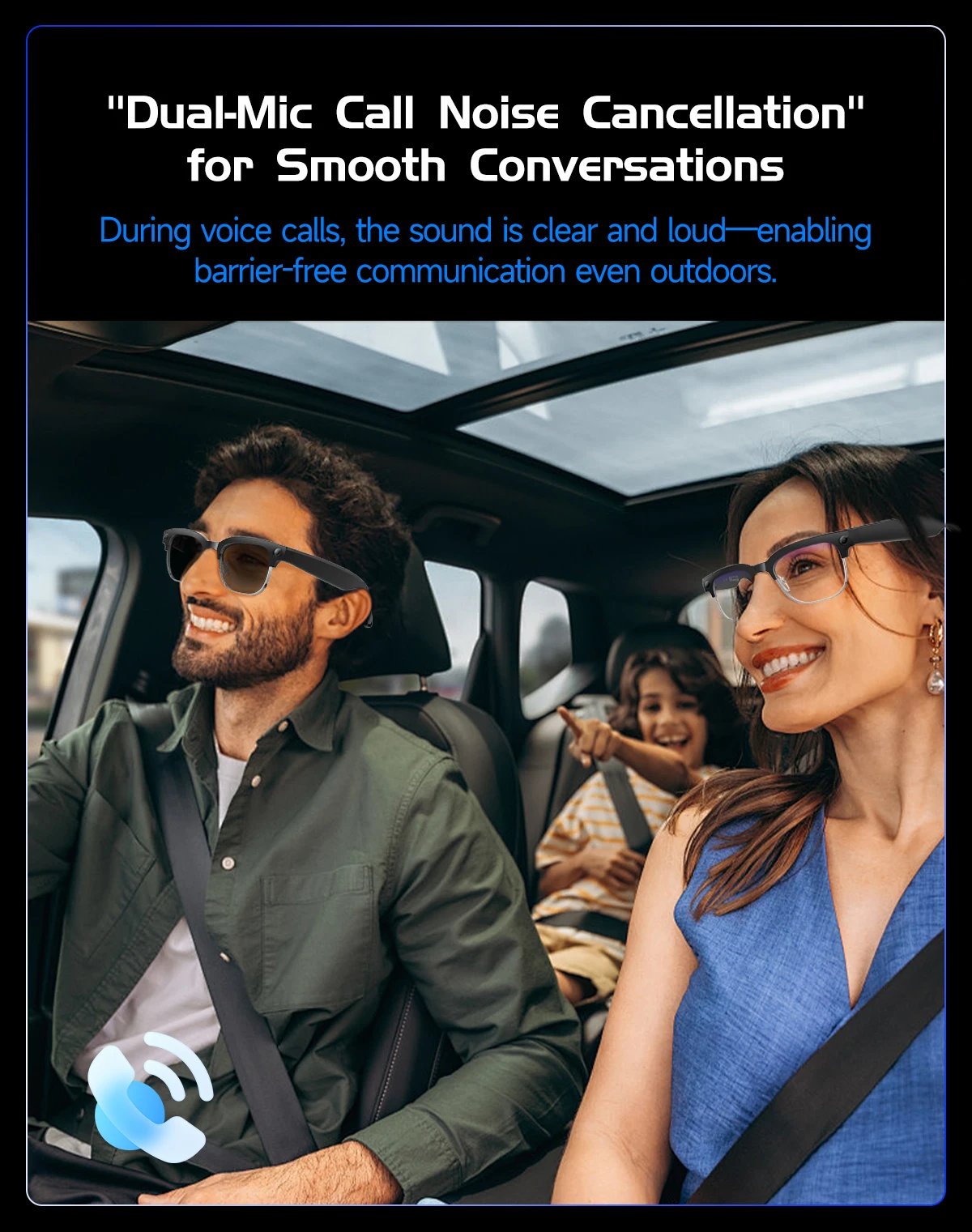 New Business 4K HD Color Change AI Smart Glasses 800W Pixel Camera 1080P Video AI Chat Music Player Call AI Sports Glasses Men