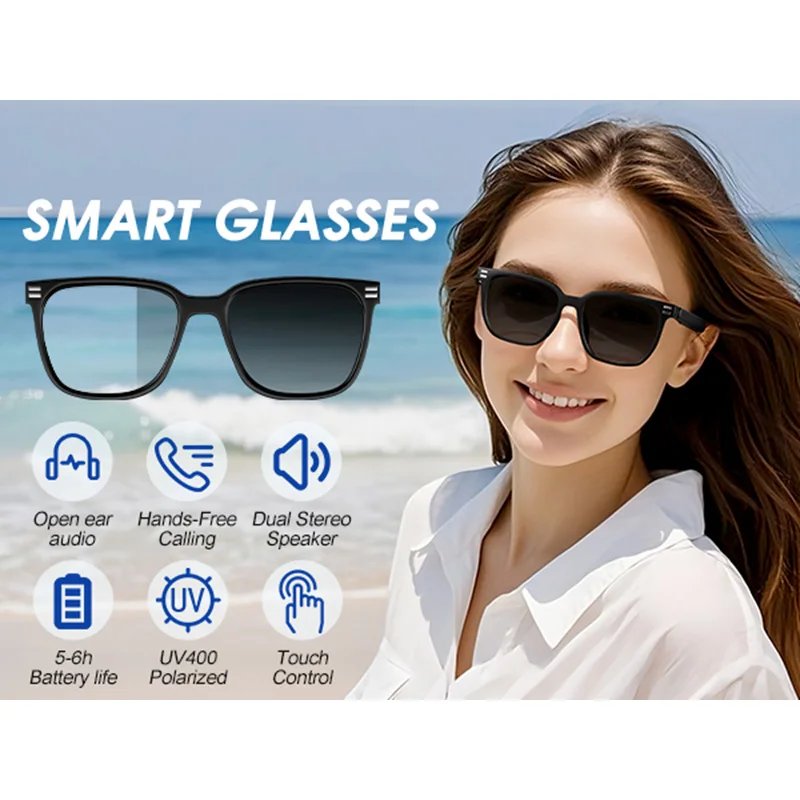 Photochromic Bluetooth Smart Music Glasses - Image 5