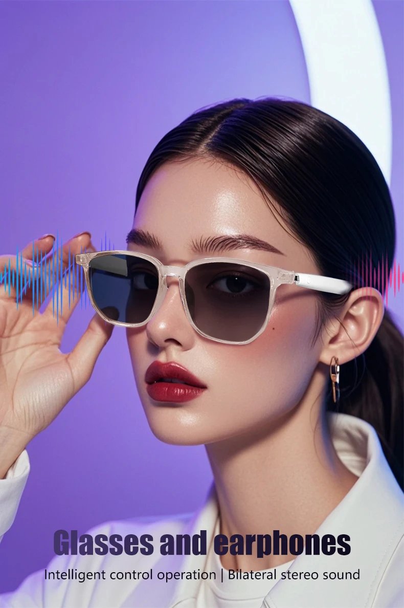 GS03 Upgrade Smart Glasses With Camera Video Recording AI Photo Recognition Bluetooth Call Translation Voice Assistant Glasses