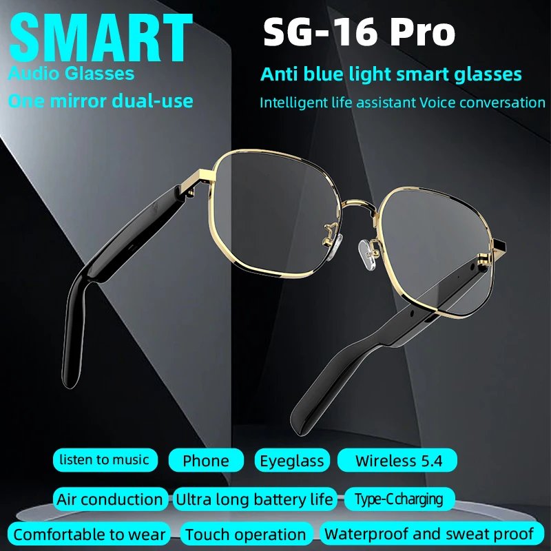 SG16 Pro Smart Bluetooth Glasses - Image 4