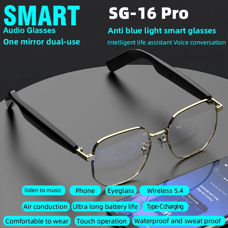 SG16 Pro Smart Bluetooth Glasses - Image 3