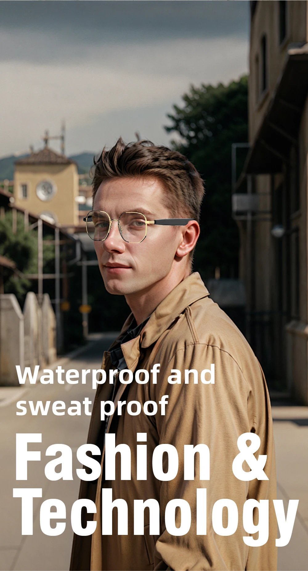 Fashion Bluetooth V5.3 smart glasses eye glass Outdoor HD Call Music Wireless SG16 PRO Headphones Anti-touch UV For Men Women Fashion Bluetooth V5.3 smart glasses eye glass Outdoor HD Call Music Wireless SG16 PRO Headphones Anti-touch UV For Men Women