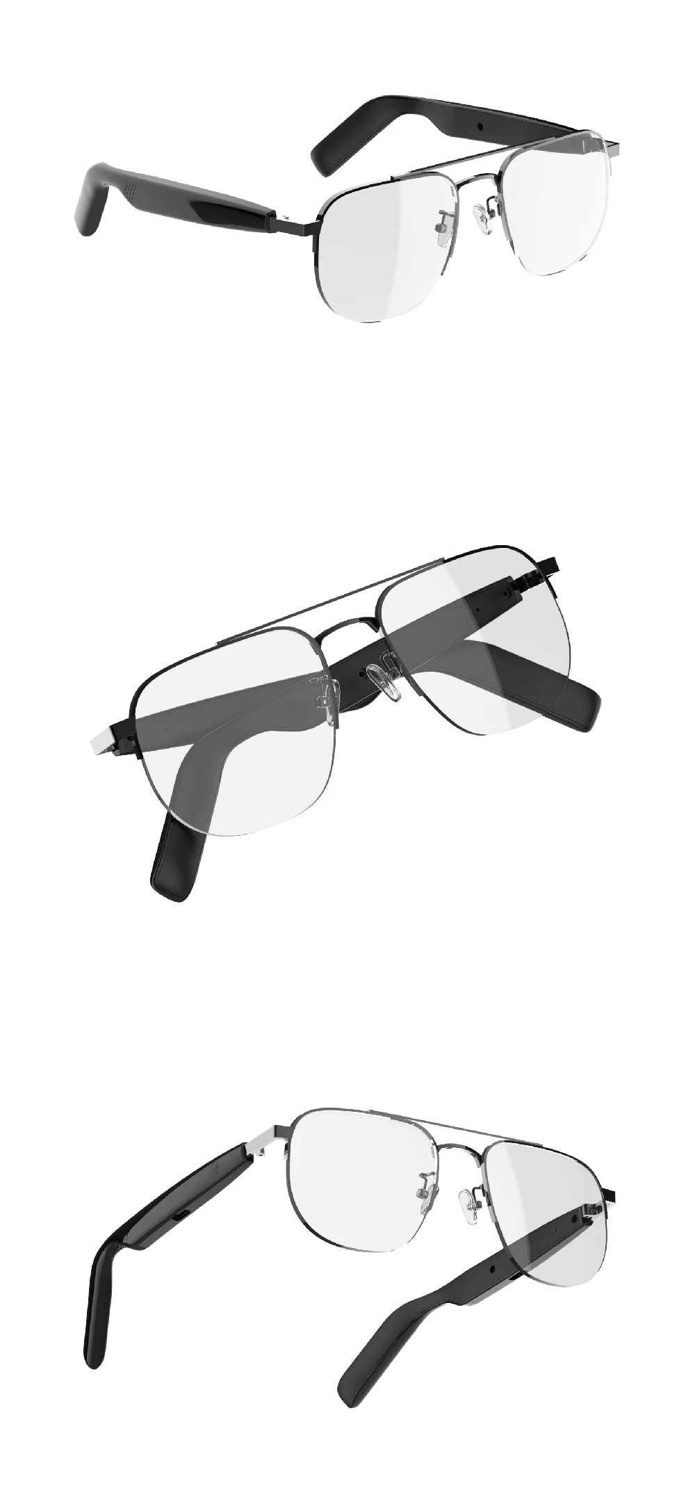 SG-15 Pro New Smart Wireless Bluetooth Glasses Listen to Music Answer the Phone Men and Women Fashion Anti-blue Light Glasses