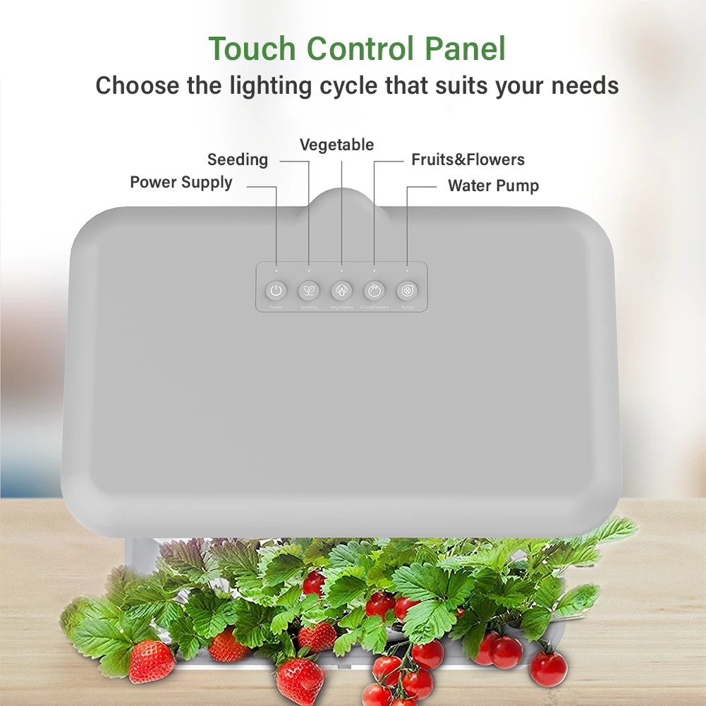 Tuya WiFi Plant Hydroponics System Growing LED Light Soilless Smart Planting Machine Self Watering Indoor Home Gardening Planter Tuya WiFi Plant Hydroponics System Growing LED Light Soilless Smart Planting Machine Self Watering Indoor Home Gardening Planter