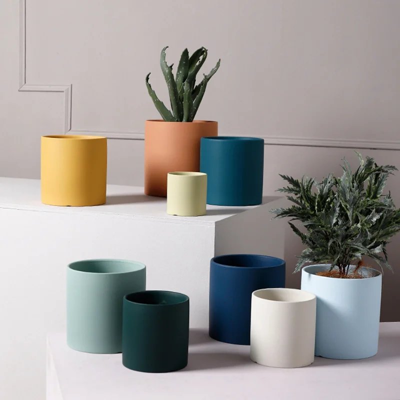 Nordic Colorful Ceramic Succulent Planter
