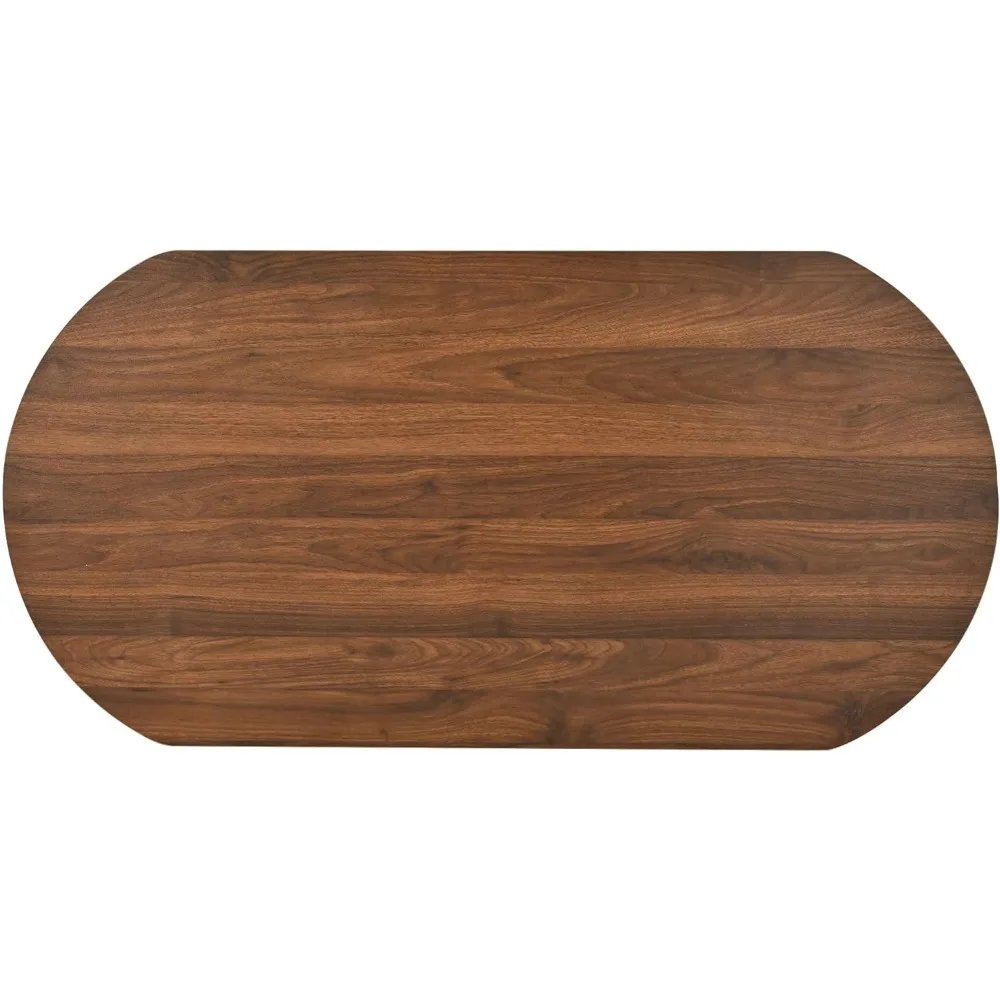 Oval Coffee Table with Lifting Top for Living Room Smart Coffee Table with Storage Mid Century Modern Coffee Tables