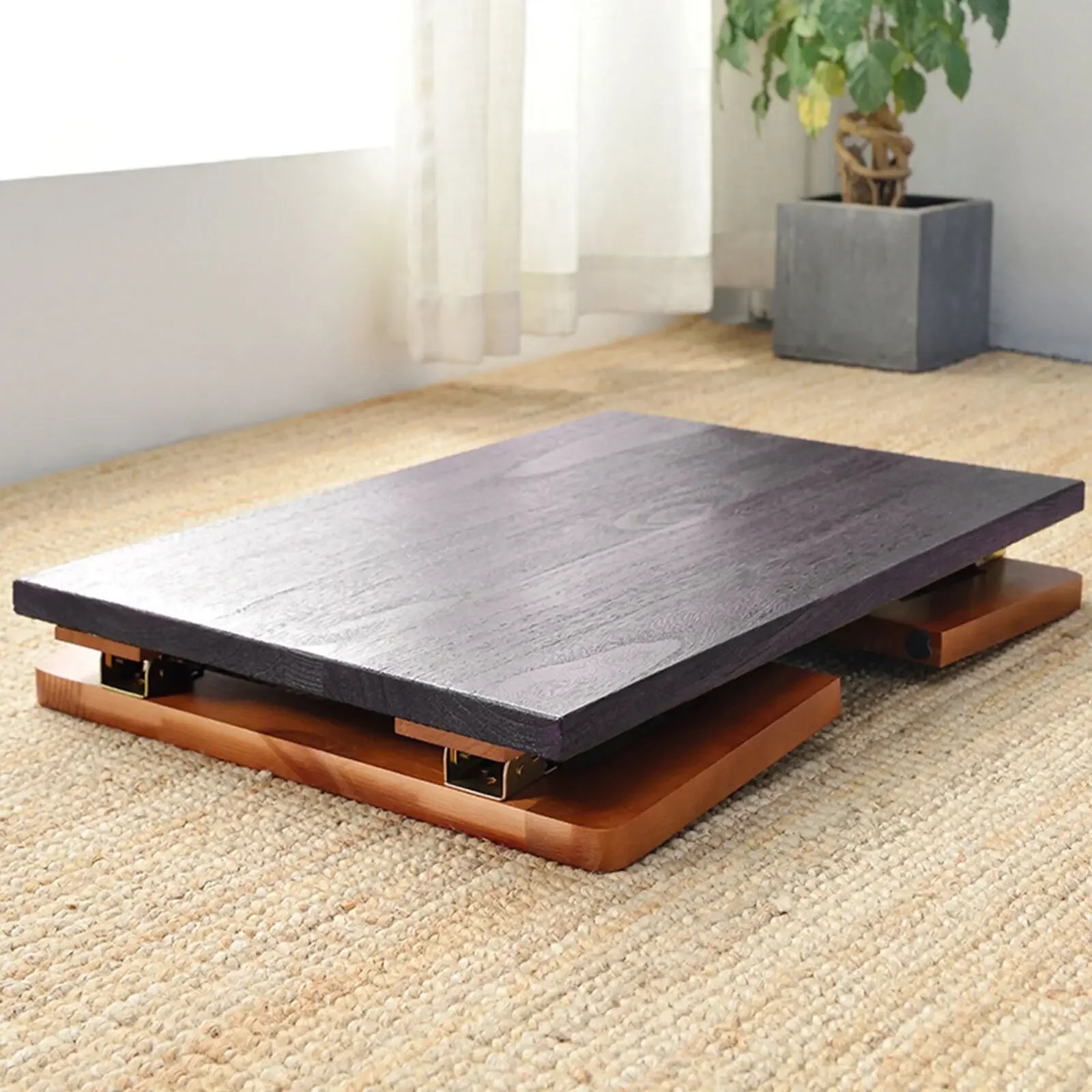 Portable Folding Wooden Coffee Table