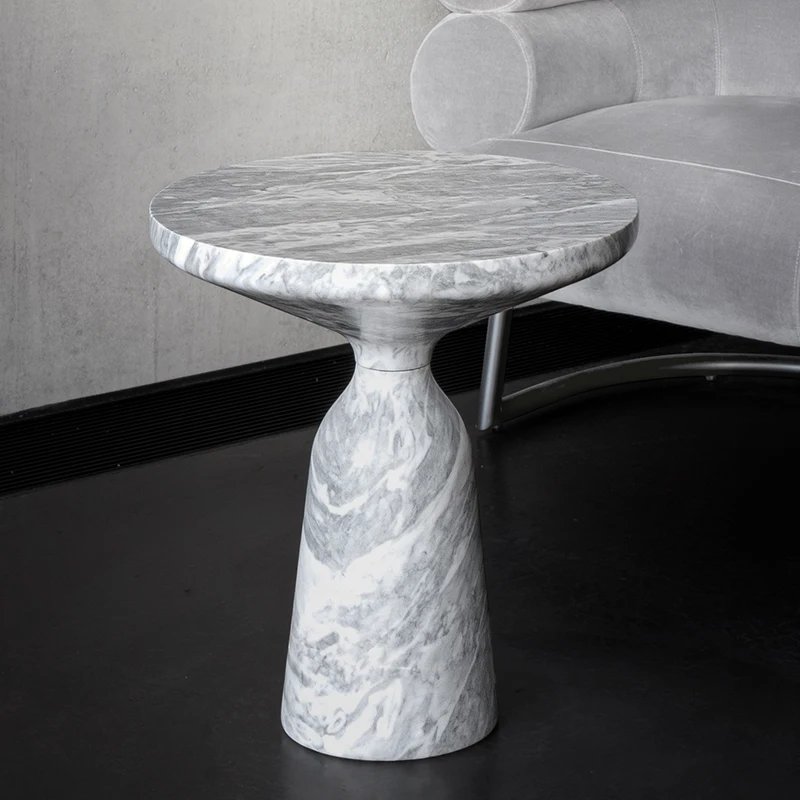Luxury Green Marble-Effect Side Table