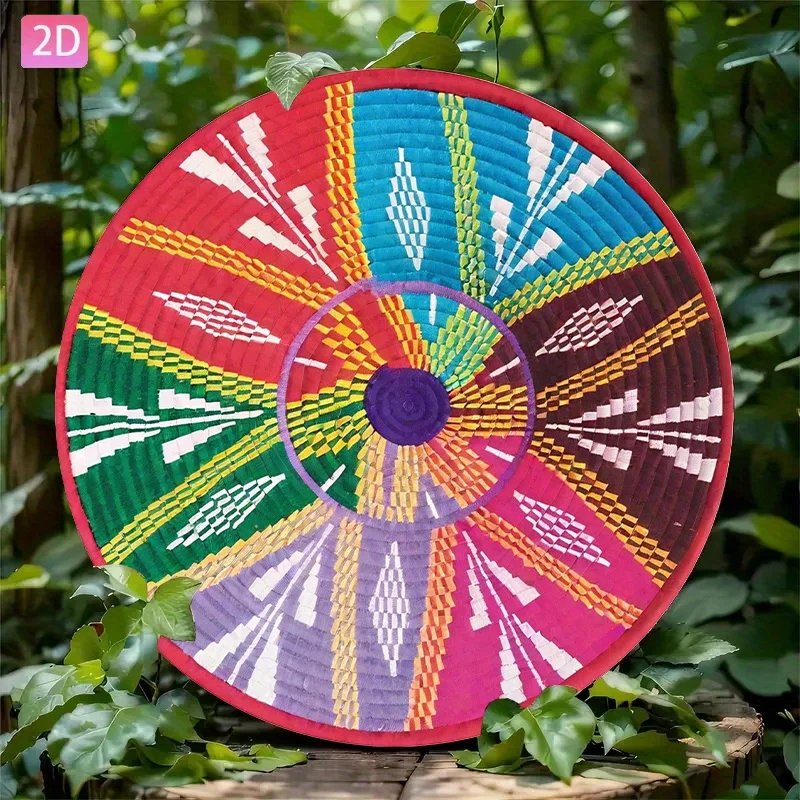 【New Arrival】2D Flat Aluminum Sign - Ethiopian & African Traditional Wall Decor for Home, Bar, Cafe (20x20cm)