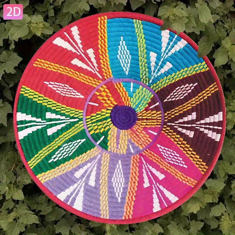 【New Arrival】2D Flat Aluminum Sign - Ethiopian & African Traditional Wall Decor for Home, Bar, Cafe (20x20cm)