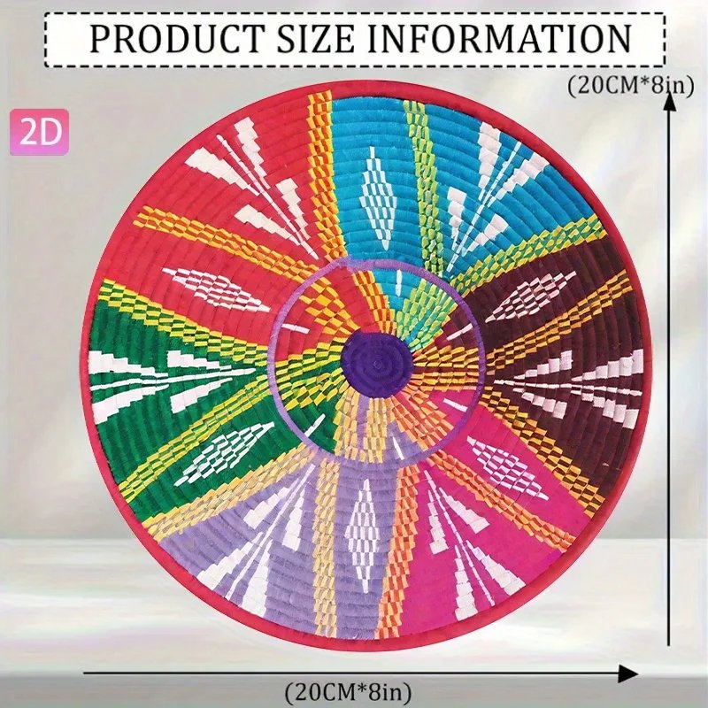 【New Arrival】2D Flat Aluminum Sign - Ethiopian & African Traditional Wall Decor for Home, Bar, Cafe (20x20cm)