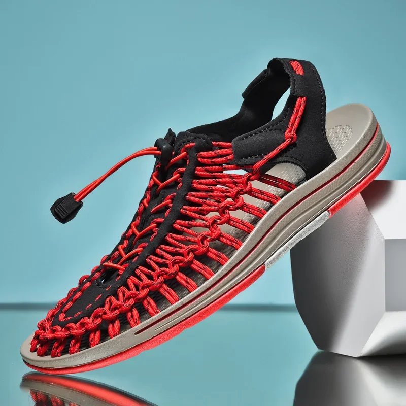 Large Size 48 Summer Men Sandals Handmade Weaving Sandal Breathable Comfort Casual Flat Sandals Outdoor Beach Sandals Large Size 48 Summer Men Sandals Handmade Weaving Sandal Breathable Comfort Casual Flat Sandals Outdoor Beach Sandals